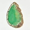 Срез Агата, Зеленый, 83х50 мм (POD-009335)