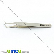 Пинцет бижутерный загнутый из нержавеющей стали, 11,5 cм (INS-011146)