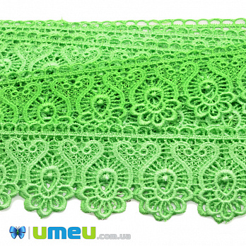 Кружево плетеное (2 сорт), 45 мм, Салатовое (LEN-016193)