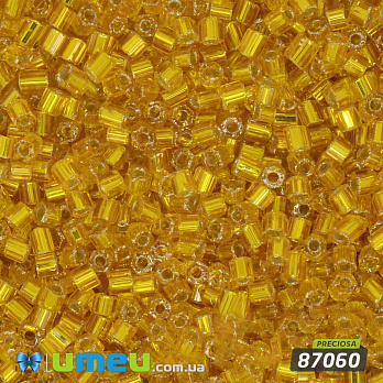 Бісер чеський Рубка 10/0, №87060, Помаранчевий блискучий (BIS-034259)