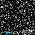 Бисер японский Miyuki Delica 8/0 DBL10, Черный (BIS-045887)