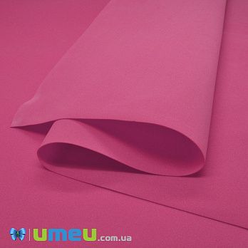 Фоамиран зефирный (Китай), 50х50 см, Малиновый (FOM-039690)