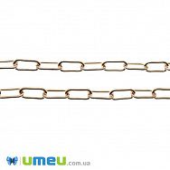 Ланцюг, Рожеве золото, 14х6 мм (ZEP-046150)