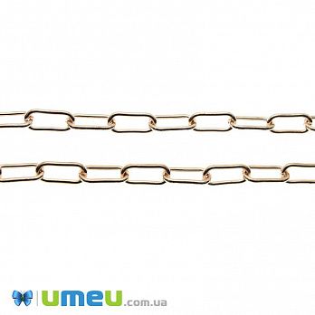 Ланцюг, Рожеве золото, 14х6 мм (ZEP-046150)