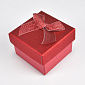 Коробочка Квадратна під колечко, 5х5х3,5 см, Червона (UPK-060585)