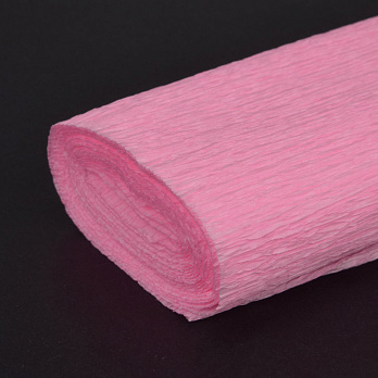 Гофрований папір розтяжність 150%, Рожевий, 0,5х2,5 м (DIF-056639)