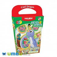 Масса для лепки Paulinda Super Dough Cool Dragon Дракон фиолетовый (DIF-043549)