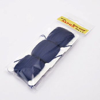 Акриловые нитки, №1256, Синие темные (MUL-058799)
