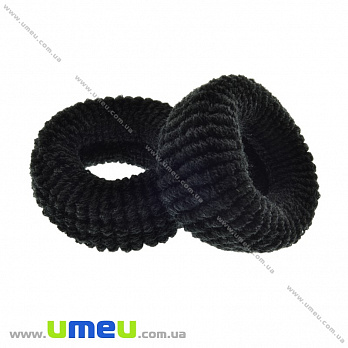 Резинка для волосся, 40 мм, Чорна (OSN-041369)