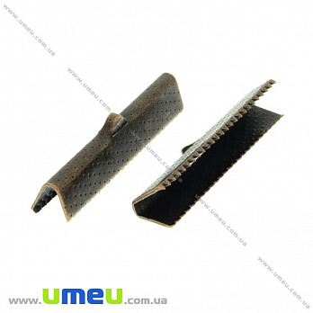 Зажим для лент, 35х8 мм, Медь (ZAG-031818)