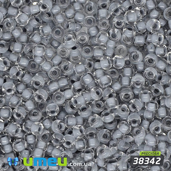 Бісер чеський №616 / 38342, Сірий світлий, Прокрашенний, 10/0 (BIS-007601)