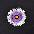 Термоаппликация Цветок, 4 см, Сиреневая (APL-060014)