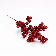 Ветка с ягодками, 20 см, Красная, 1 шт (DIF-055196)
