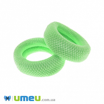 Резинка для волосся мікрофібра фактурна, 50 мм, Салатова (OSN-041727)