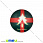/p17705-kaboshon-stekl-s-printom-novogodnyaya-yelka-14-mm-krugliy/