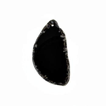 Срез Агата, Черный, 56х30 мм (POD-032462)