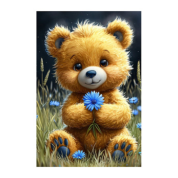 Набір алмазного живопису на підрамнику 30х20 см, Подарую тобі волошку (SXM-061151)