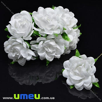 [Архів] Магнолія тканинна, 35 мм, Біла (DIF-019808)