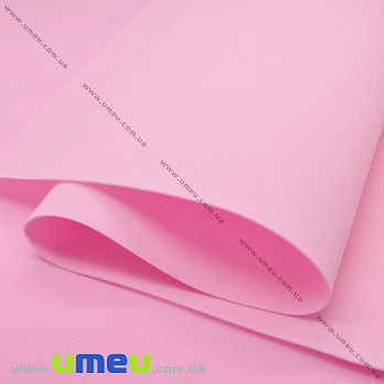 Фоамиран зефирный (Китай), 50х50 см, Розовый (FOM-033769)