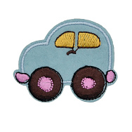 Термоаплікація дитяча Машинка, 6,5х5,5 см, Блакитна (APL-022228)