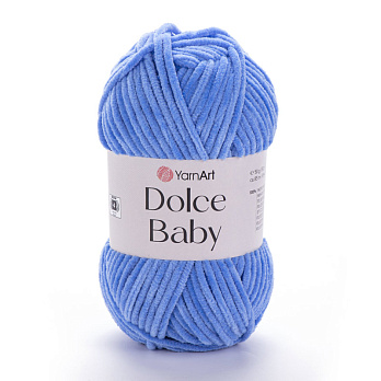 Пряжа YarnArt Dolce Baby 50 г, 85 м, Блакитна 777 (YAR-061641)