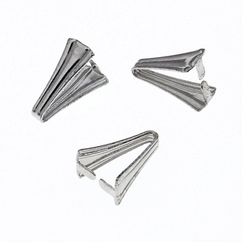 Держатель для кулона, 8х6 мм, Темное серебро (OSN-055667)