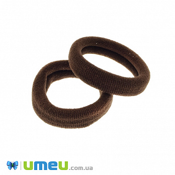 Резинка для волосся мікрофібра, 42 мм, Коричнева (OSN-041685)