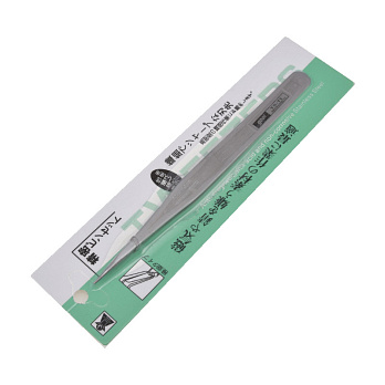 Пинцет бижутерный ровный из нержавеющей стали, 13,5 cм (INS-014195)