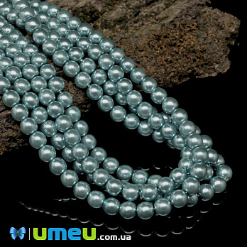 Намистини чеське скло Preciosa Перли 6 мм 70468, Блакитні (BUS-040644)