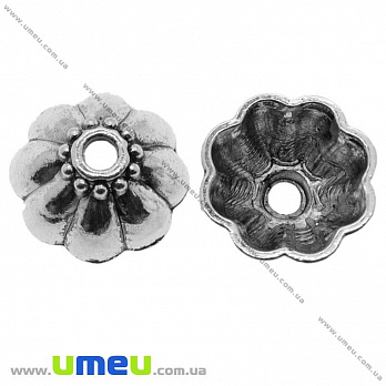 Обниматель, Античное серебро, 17х8 мм (OBN-009247)