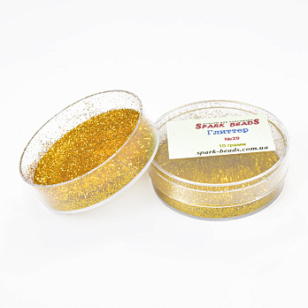 Глиттер в баночке, Золотистый, 10 г (GLN-060055)