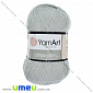 Пряжа YarnArt Cotton Soft 100 г, 600 м, Сіра 49, 1 моток (YAR-025419)