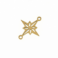 Конектор з нерж. сталі Зірка, 18х15 мм, Золото (STL-061414)
