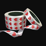 Лента полипропиленовая, Сердца, 20 мм, Белая (LEN-060446)