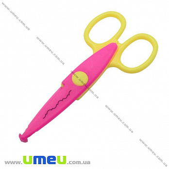 Ножницы фигурные пластиковые, 13 cм (INS-021195)