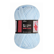 Пряжа Premium Yarn Baby Love 100 г, 120 м, Блакитна світла 306, 1 моток (YAR-056001)