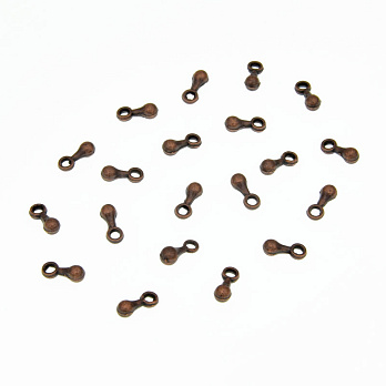 Кінцевіки, 7х2,5 мм, Мідь (ZAG-012421)