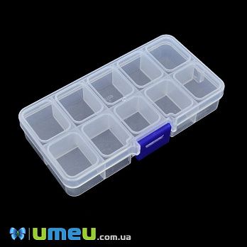 Органайзер для зберігання на 10 осередків, 13х6,5 см (INS-045713)