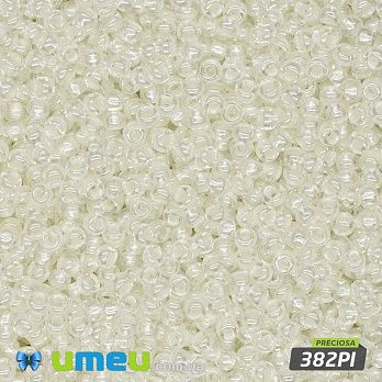 Бісер чеський №726/382PI, Молочний, Глазурований, 10/0 (BIS-043903)