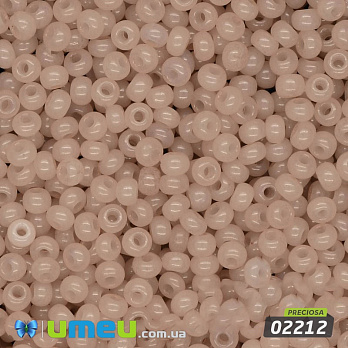 Бісер чеський №429 / 02212, Рожево-бежевий, алебастровий, 10/0 (BIS-006436)