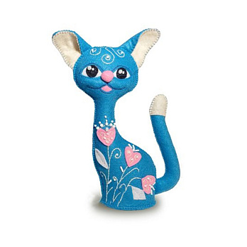 Набор из фетра для создания игрушки, Кот ФН-123, 23х9 см (FLT-054944)