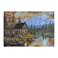 Набор для вышивания нитками, Горный домик, 43х30 см (SXM-061206)