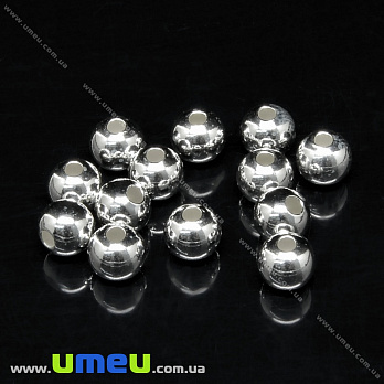 Бусина Серебро (925 проба), 5 мм (SER-034899)