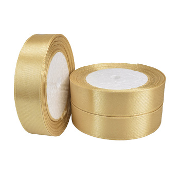 Атласна стрічка, 20 мм, Золотиста (LEN-060339)