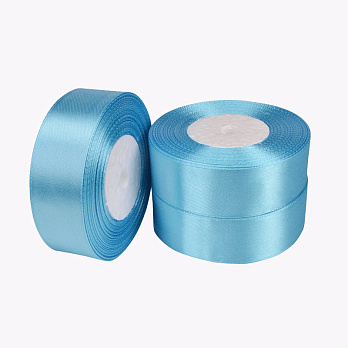 Атласна стрічка, 25 мм, Бірюзова (LEN-054146)