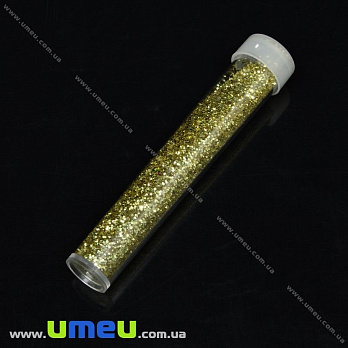 Гліттер в колбі, Золотистий, 3 г (GLN-028884)