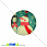 /p17692-kaboshon-stekl-s-printom-snegovik-14-mm-krugliy/