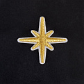 Термоаппликация Звезда, 5 см, Золотистая (APL-060036)