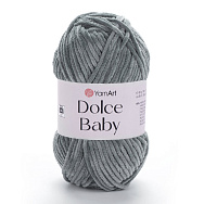 Пряжа YarnArt Dolce Baby 50 г, 85 м, Сіра 760 (YAR-061646)