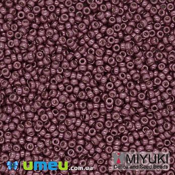 Бісер японський Miyuki круглий RR 15/0 №4219, Duracoat Galvanized, Малиновий (BIS-045883)